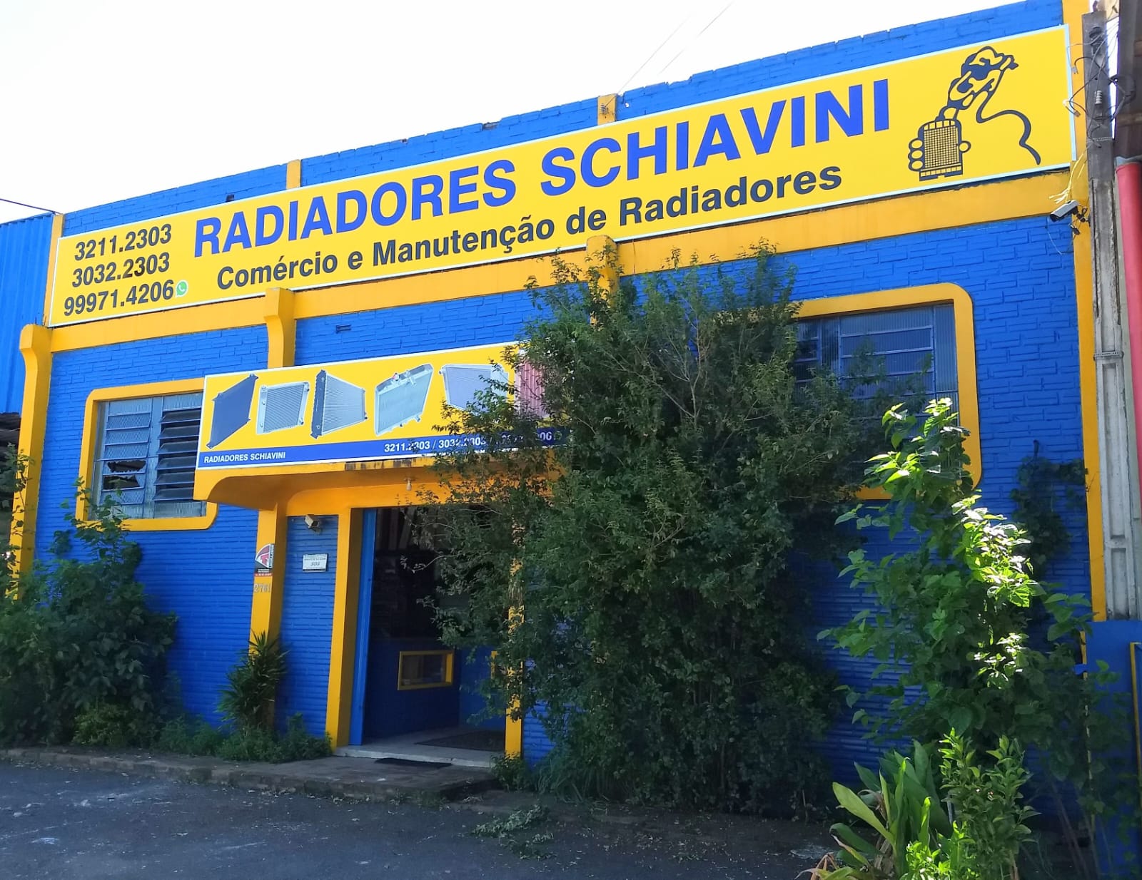 Nova fachada Radiadores Schiavini