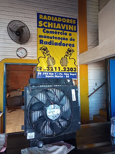 Radiador em manutenção